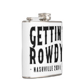 Nashville Bachelorette Party Custom Getting Rowdy Heupfles (Rechts)