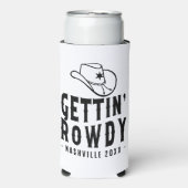 Nashville Bachelorette Party Custom Getting Rowdy Seltzer Blikjeskoeler (Seltzer Voorkant)