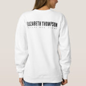 Nashville Bachelorette Party Custom Nashty Bride Trui (Achterkant)