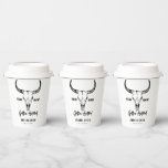 Nashville Bachelorette Party Gettin Hitched Custom Papieren Bekers<br><div class="desc">Op zoek naar de perfecte manier om je steun te shows voor je weldra bruid te worden tijdens haar vrijgezellenfeest? Kijk niet verder dan deze Nashville Bachelorette Party Gettin's gehitte papieren bekertjes met deksel! Deze bekertjes komen in allerlei plezier en Rowdy design, perfect voor elke cowgirl of rodeo bachelorette. Bovendien...</div>