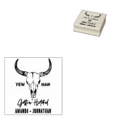 Nashville Bachelorette Party Gettin Hitched Custom Rubberstempel (Gestempeld)