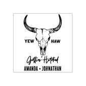 Nashville Bachelorette Party Gettin Hitched Custom Rubberstempel (Afrduk)