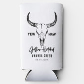 Nashville Bachelorette Party Gettin Hitched Custom Seltzer Blikjeskoeler (Voorkant)