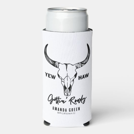 Nashville Bachelorette Party Gettin Rowdy Custom Seltzer Blikjeskoeler (Seltzer Voorkant)