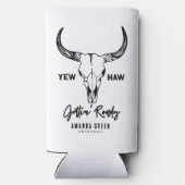 Nashville Bachelorette Party Gettin Rowdy Custom Seltzer Blikjeskoeler (Achterkant)