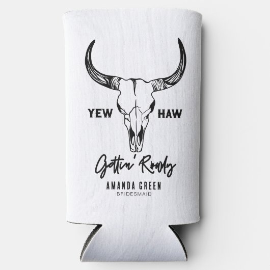 Nashville Bachelorette Party Gettin Rowdy Custom Seltzer Blikjeskoeler (Voorkant)