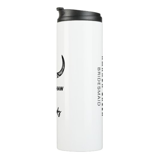 Nashville Bachelorette Party Gettin Rowdy Custom Thermosbeker (Geroteerd rechts)