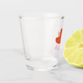 Nashville Bachelorette Party Roze Cowboy Pet Shot Glas (Links)