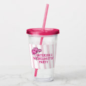 Nashville Bachelorette Rodeo Weekend Acryl Drinkbeker (Achterkant)