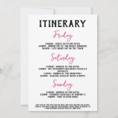 Nashville Bachelorette Rodeo Weekend Kaart (Achterkant)