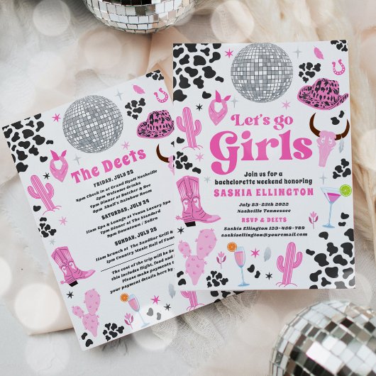 Nashville Bachelorette Rodeo Weekend Kaart