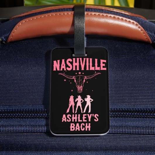 Nashville Bachelorette vorige week in Nash Cowgirl Bagagelabel (Achter Insitu 4)