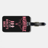 Nashville Bachelorette vorige week in Nash Cowgirl Bagagelabel (Achterkant horizontaal)