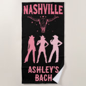 Nashville Bachelorette vorige week in Nash Cowgirl Strandlaken (Voorkant)