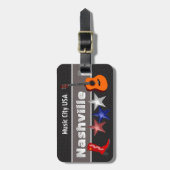 Nashville - bagagelabel (Voorkant verticaal)