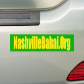 Nashville Baha'i Bumpersticker (Op auto)