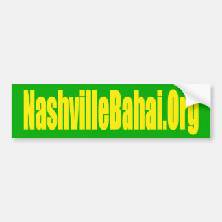Nashville Baha'i Bumpersticker