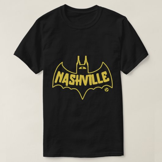 Nashville Bat Tower T-Shirt (Design voorkant)