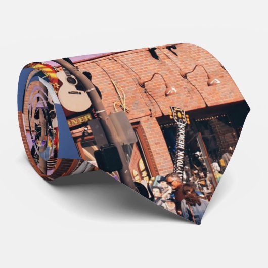 Nashville Batman Iconic Building Stropdas (Opgerold)