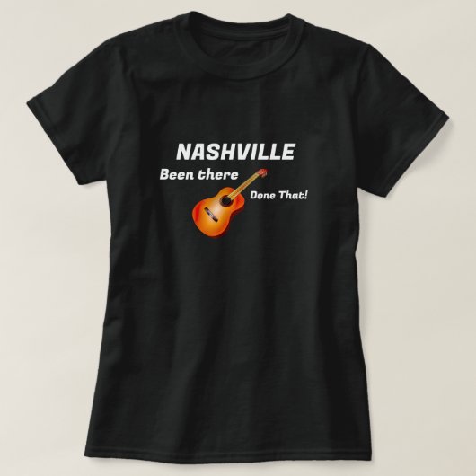 Nashville Been there done that! T-shirt (Design voorkant)