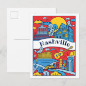 Nashville Bezienswaardigheden Briefkaart (Voorkant / Achterkant)