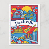 Nashville Bezienswaardigheden Briefkaart (Voorkant)