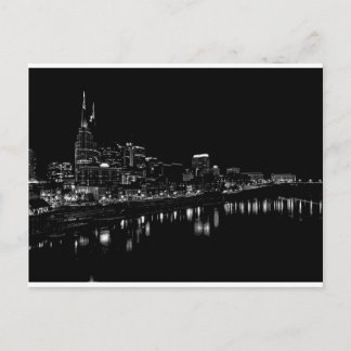 Nashville bij nacht briefkaart