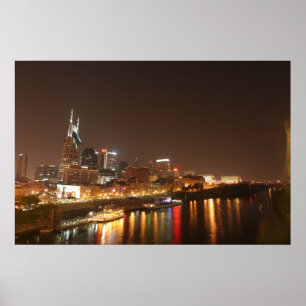 Nashville bij Night Print