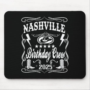 Nashville Birthday Bash 2025 Whiskey Thema Muismat
