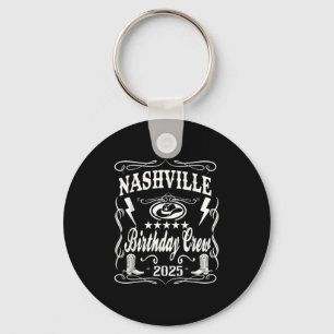 Nashville Birthday Bash 2025 Whiskey Thema Sleutelhanger