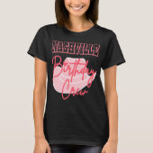 Nashville Birthday Crew T-shirt (Voorkant)