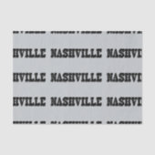 Nashville Black Block Tissuepapier (Voorkant)