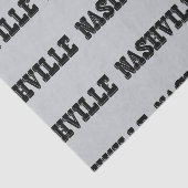 Nashville Black Block Tissuepapier (Detail)