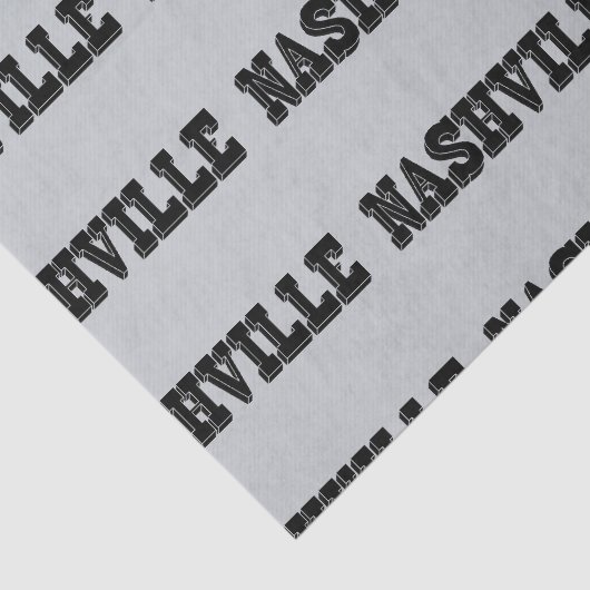 Nashville Black Block Tissuepapier (Detail)