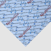 Nashville Blue Notes Tissuepapier (Detail)