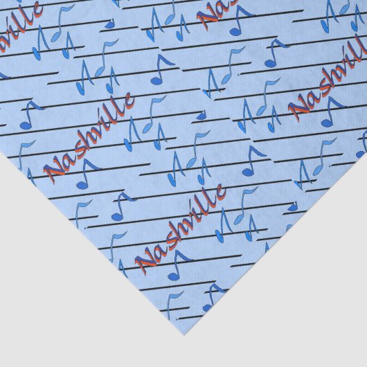 Nashville Blue Notes Tissuepapier (Detail)