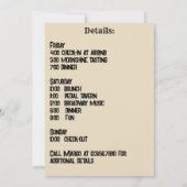 Nashville Boots and Bling Bachelorette Kaart (Achterkant)