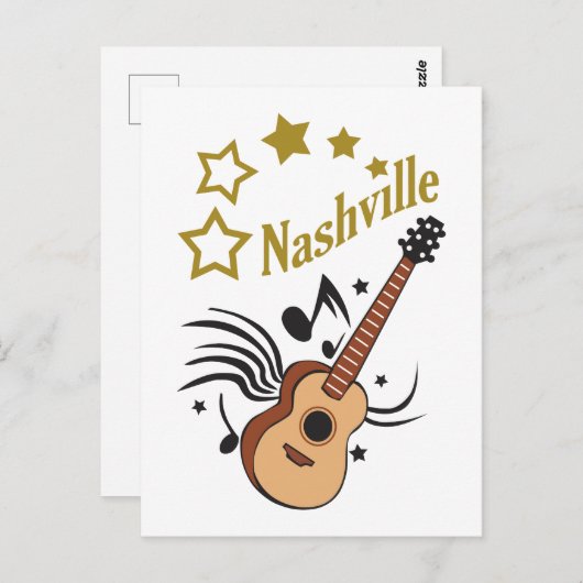 Nashville Briefkaart (Voorkant / Achterkant)