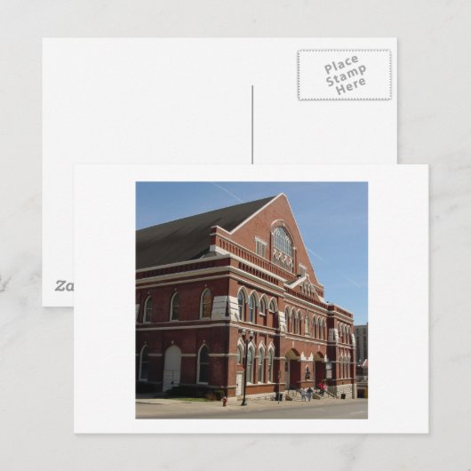 nashville briefkaart (Voorkant / Achterkant)