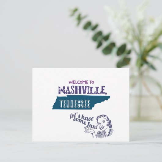 Nashville Briefkaart (Staand voorkant)