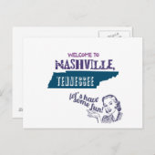 Nashville Briefkaart (Voorkant / Achterkant)