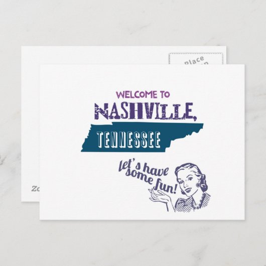 Nashville Briefkaart (Voorkant / Achterkant)