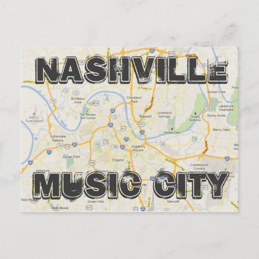 Nashville Briefkaart (Voorkant)