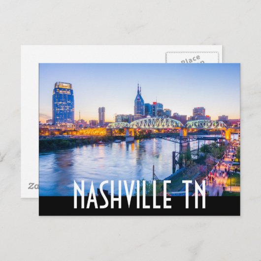 NASHVILLE BRIEFKAART (Voorkant / Achterkant)
