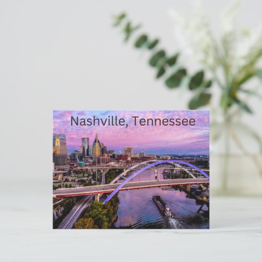 Nashville, Briefkaart Tennessee (Staand voorkant)