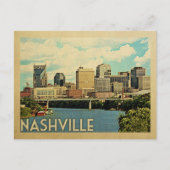 Nashville Briefkaart Tennessee Vintage Travel (Voorkant)