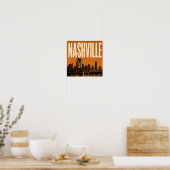 Nashville Broadway Muziekwijk Poster (Keuken)