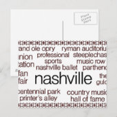 Nashville Brown Briefkaart (Voorkant / Achterkant)