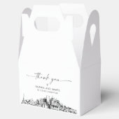 Nashville bruiloft gepersonaliseerde gunst box bedankdoosjes (Geopend)