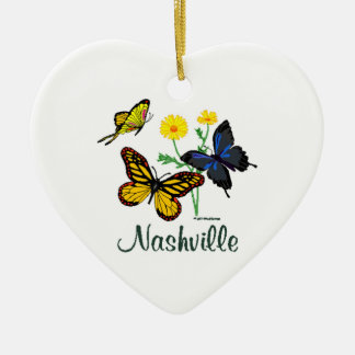 Nashville Butterflies Keramisch Ornament